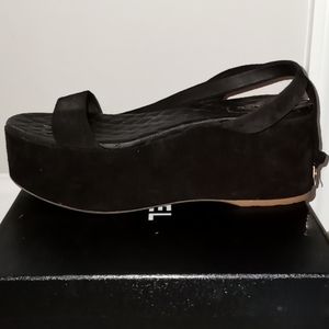 CHANEL Suede Platform Sandals (seen on Rihanna)